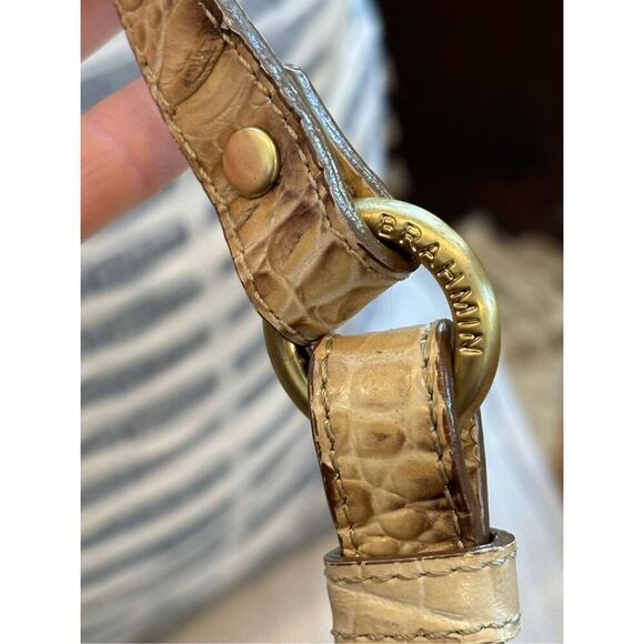 Brahmin Asher croc shoulder bag, $399 - Picture 3 of 8